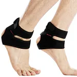 Our ankle support is made with premium elastic nylon materials for a perfect adjustable fit, which offers strong support and stabilization for the ankle tendons and joints.  Great ankle support brace for running, exercising and day to day activities.